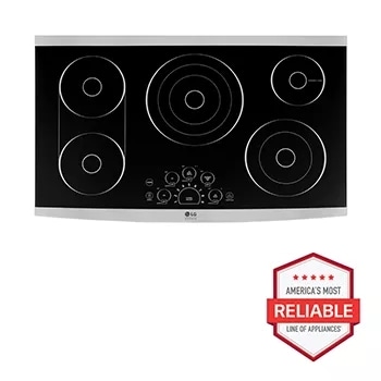 LG 30 Built-In Electric Cooktop with 5 Elements and Warming Zone