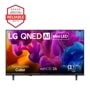 43-Inch LG QNED AI Mini LED 4K TV 43QNED74BUA with Americas Most Reliable Line of TVs badge - Front View