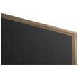 GF26XW65 TV Accessory with Wood Grain Frame and Black Screen - Side Angle View