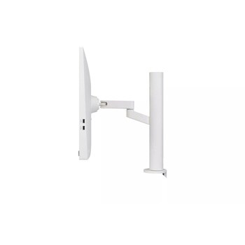 Right side view of the 32 Inch LG MyView (32SQ780S-W) White Smart Monitor with 4K UHD resolution, webOS and ergo stand 