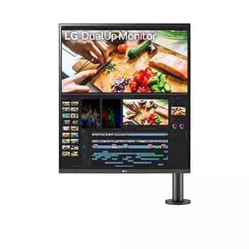 Moniteur QHD Ergo Dual de 27 po avec USB de type C, connexion en guirlande  - 27QP88D-BS