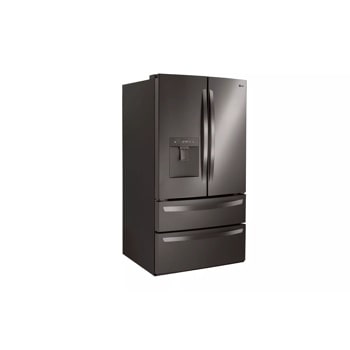 29 cu. ft. french door refrigerator left side angle view