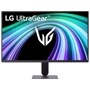 LG 24G41WB-B UltraGear Gaming Monitor with colorful abstract graphics on screen - Front View