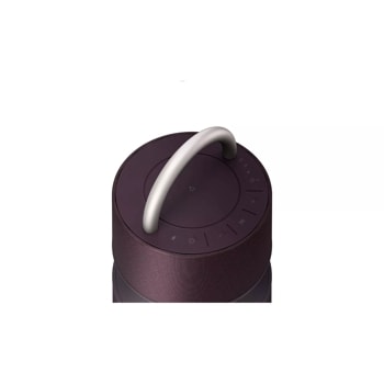 XBOOM 360 Omnidirectional Sound Portable Wireless Bluetooth Speaker with Mood Lighting - Burgundy