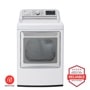 LG DLEX7800WE Electric Dryer Brought to You by Americas Most Reliable Line of Appliances - Front View