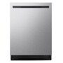 LG LF29H8330S stainless steel refrigerator door closed Front View