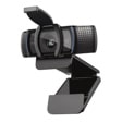 Logitech HD 1080p webcam 960001257 with privacy shutter and adjustable mounting clip - Side Angle