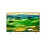 LG 55 Inch Class QNED80 AQA series LED 4K UHD Smart webOS 22 w/ ThinQ AI TV
