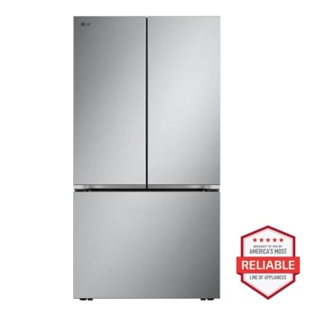 25 cu. ft. Counter-Depth MAX™ with Zero Clearance™ 3-Door French Door Refrigerator with Thin Door Design LF25Z6211S1