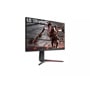 Left side view of the 32 Inch LG UltraGear (32GN650-B) gaming monitor with 165Hz refresh rate and 1ms (GtG) response time