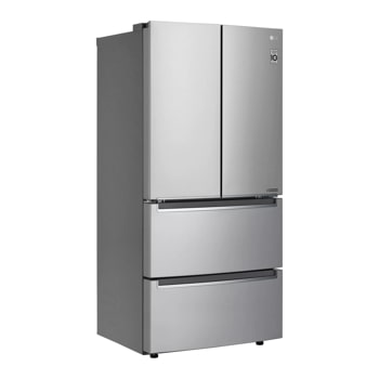 19 cu. ft. counter depth french door refrigerator left side angle view 
