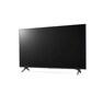 43” UR340C Series UHD Commercial TV right angle view