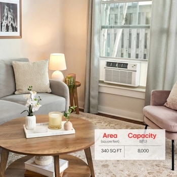 Area (square feet)
Capacity (BTU)