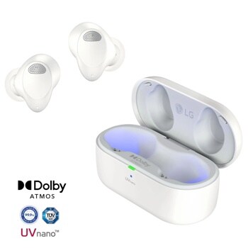 LG Tone Free T90S Wireless Earbuds – Front Charging Case View
