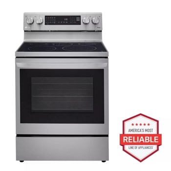 LG LREL6325F 6.3 cu ft. Smart Wi-Fi Enabled True Convection InstaView® Electric Range with Air Fry
