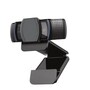 Logitech 960001401 HD webcam with adjustable clip mount and perforated side panels - Side Angle