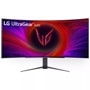 Front view of the 45 Inch LG UltraGear (45GS96QB-B) OLED curved gaming monitor with 240Hz refresh rate and 0.03ms (GtG) response time