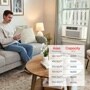 14,000 BTU Smart Wi-Fi Enabled Window Air Conditioner LW1521ERSM1