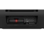 STAGE501_AUSALBK Party Speaker rear panel with audio out, reset button, USB-C, USB-A ports and battery compartment