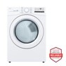 7.4 cu. ft. Large Capacity Electric Dryer - White