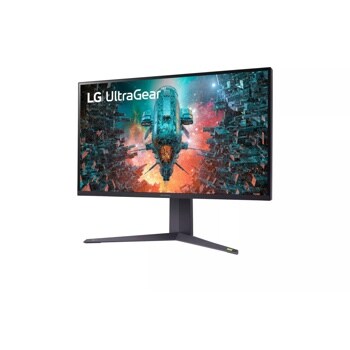 Right side view of the 32 Inch LG UltraGear (32GQ950-B) gaming monitor with 144Hz refresh rate and 1ms (GtG) response time