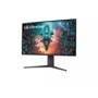 Right side view of the 32 Inch LG UltraGear (32GQ950-B) gaming monitor with 144Hz refresh rate and 1ms (GtG) response time