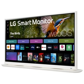 32" 4K UHD IPS MyView Smart Monitor with webOS and Curved Base Design