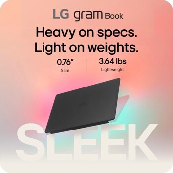 LG gram Book Laptop 15U55T - Heavy on specs Light on weight