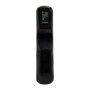 LG AKB76045002 remote control with glossy black finish and battery compartment - Back View