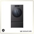 LG DLGX9901B SIGNATURE Gas Dryer with Pedestal - Front View