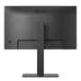 LG 27BA650-I Monitor - Back View with Stand and Ports
