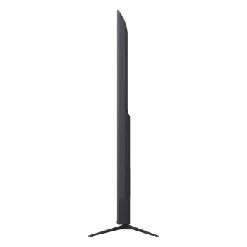 85-Inch LG QNED 4K TV 85QNED84BAA with slim profile design and sleek stand - Side Profile