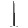 85-Inch LG QNED 4K TV 85QNED84BAA with slim profile design and sleek stand - Side Profile