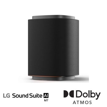 Hero image
of the LG
Sound Suite
M7 Wireless
Speaker with
Dolby Atmos