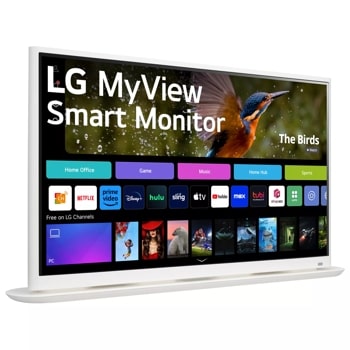 32" 4K UHD IPS MyView Smart Monitor with webOS and Curved Base Design