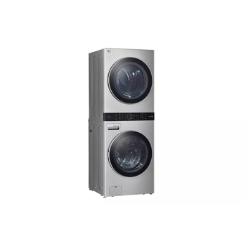 LG WSGX201HNA STUDIO Single Unit Front Load WashTower™ left side angle view 