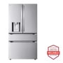 LG LF29H8330S Refrigerator with America's Most Reliable line of appliances badge Front View