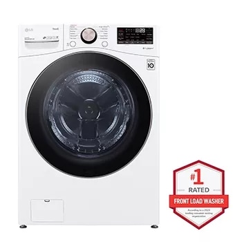 LG WM4000HWA 4.5 cu. ft. Ultra Large Capacity Smart wi-fi Enabled Front Load Washer with TurboWash™ 360° and Built-In Intelligence