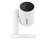 LG TWMC1W25W white indoor security camera with adjustable stand and lens - Front View