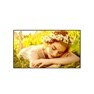 65UL5Q-M UHD Signage displaying a wallpaper image of a woman in a field of flowers