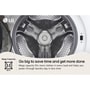 LG WM6700HWA Washer 5.0 cu. ft. mega capacity drum interior with TurboWash jets for faster cleaning