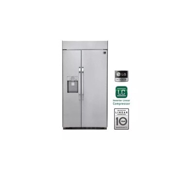 LG Studio - Ultra-Large Capacity Side-By-Side Refrigerator with Ice & Water Dispenser