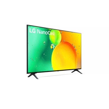 LG 43 Inch Class NANO75 UQA series LED 4K UHD Smart webOS 22 w/ ThinQ AI TV