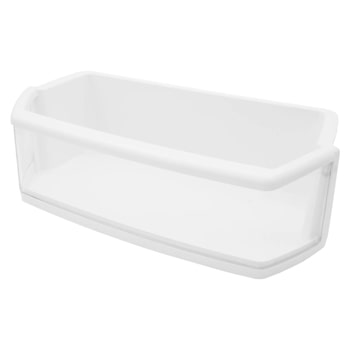 AAP73051504 LG Refrigerator Door Bin with Clear Plastic Construction and White Trim1