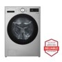5.0 cu. ft. Front Load Washer and 7.4 cu.ft. Electric Dryer with pedestal washer and drawer Laundry Set in Graphite Steel  WM5800HVA_DLEX5800V_WD300CV_WDP6V