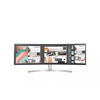 LG UltraWide 49WL95C-WE 49 32:9 Dual QHD 5120 x 1440 2K HDMI, DisplayPort,  USB-C, Built-in Speakers HDR10 3-with Height/Tilt/ Swivel Adjustable Stand  IPS Curved Monitor 