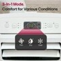 3 in 1 mode.
comfort for various conditions
fan
dry
cool
