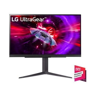 27 Inch UltraGear™ QHD 1440P 1ms 240Hz Gaming Monitor with NVIDIA® G-SYNC® Compatible 27GR83Q-B
