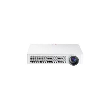 Portable 1080p LED Projector with Smart TV and Magic Remote
