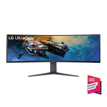 45 Inch UltraGear™ QHD 1440P 1ms 200Hz Curved Gaming Monitor with VESA DisplayHDR™ 600 45GR65DC-B
